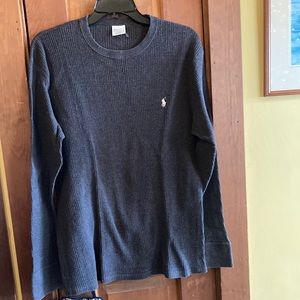 Gray long underwear top